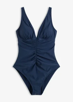 Mujer bonprix bonprix Bañador con ligero efecto moldeador y fruncido