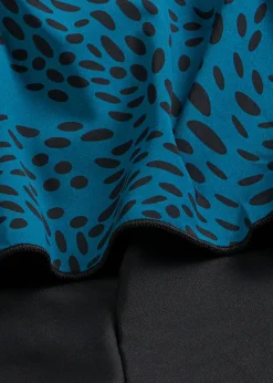 bonprix bonprix Bañadores>Bañador con pernera Petróleo/negro de lunares