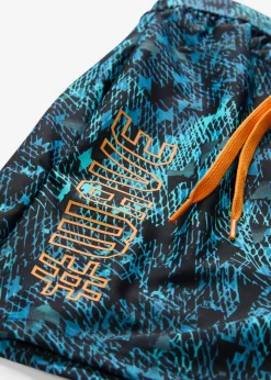 bonprix bonprix Trajes De Baño|Ropa De Playa>Bañador de hombre Negro/verde con estampado gráfico