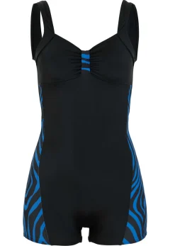 bonprix bonprix Ropa De Baño Cubridora|Ropa De Baño Deportiva>Bañador deportivo con pernera Negro-azul