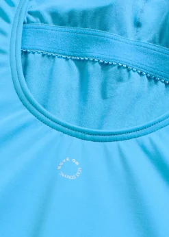 bonprix bonprix Ropa De Baño Deportiva|Bañadores>Bañador deportivo de material de secado rápido con espalda nadadora azul brillante