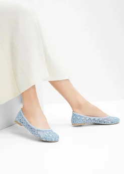 bonprix bonprix Niña·Zapatos|Tendencias·Zapatos Veganos>Bailarina Azul perla