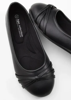 bonprix bonprix Tendencias·Zapatos Veganos|Zapatos Primavera-Verano>Bailarinas cómodas con ancho cómodo Negro