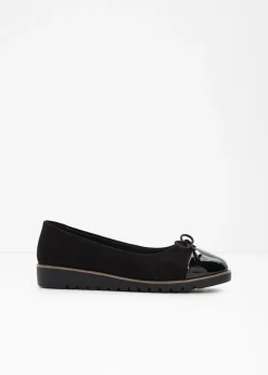 bonprix bonprix Tendencias·Zapatos Veganos|Zapatos Primavera-Verano>Bailarinas con plantilla acolchada Negro