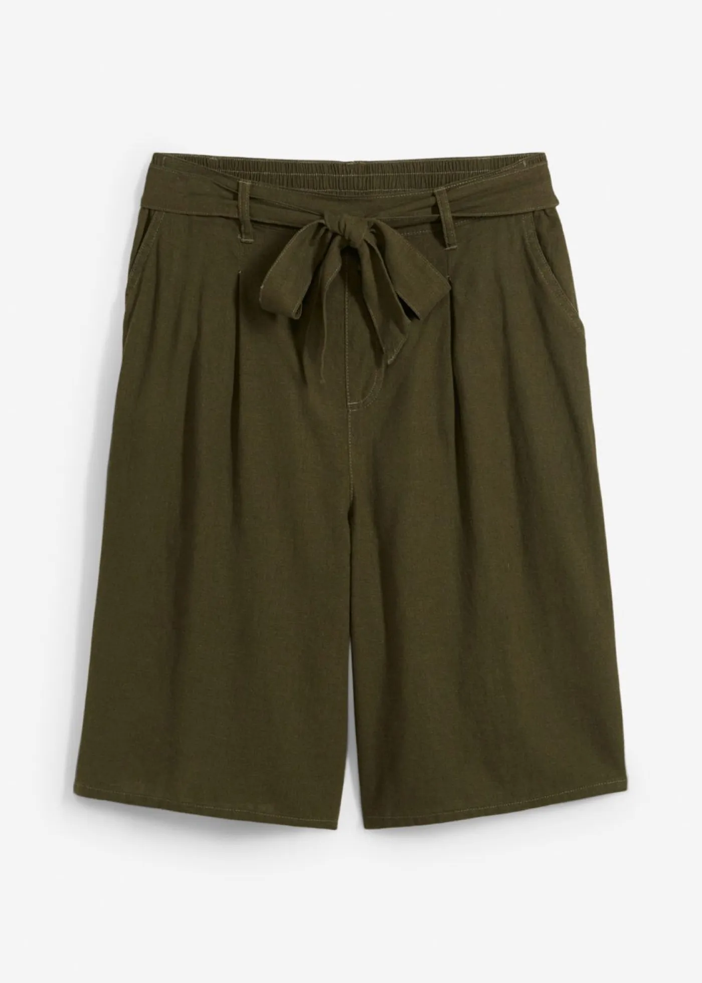 bonprix bonprix Shorts|Pantalones>Bermuda oliva profundo