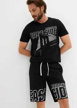 Hombre bonprix bonprix Bermuda de chándal, corte regular
