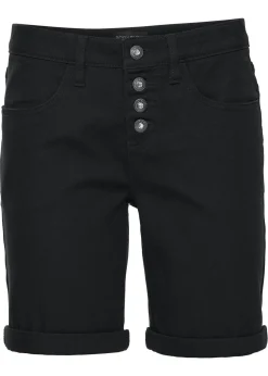 bonprix bonprix Shorts|Pantalones>Bermuda elástica Negro