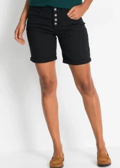 bonprix bonprix Shorts|Pantalones>Bermuda elástica Negro