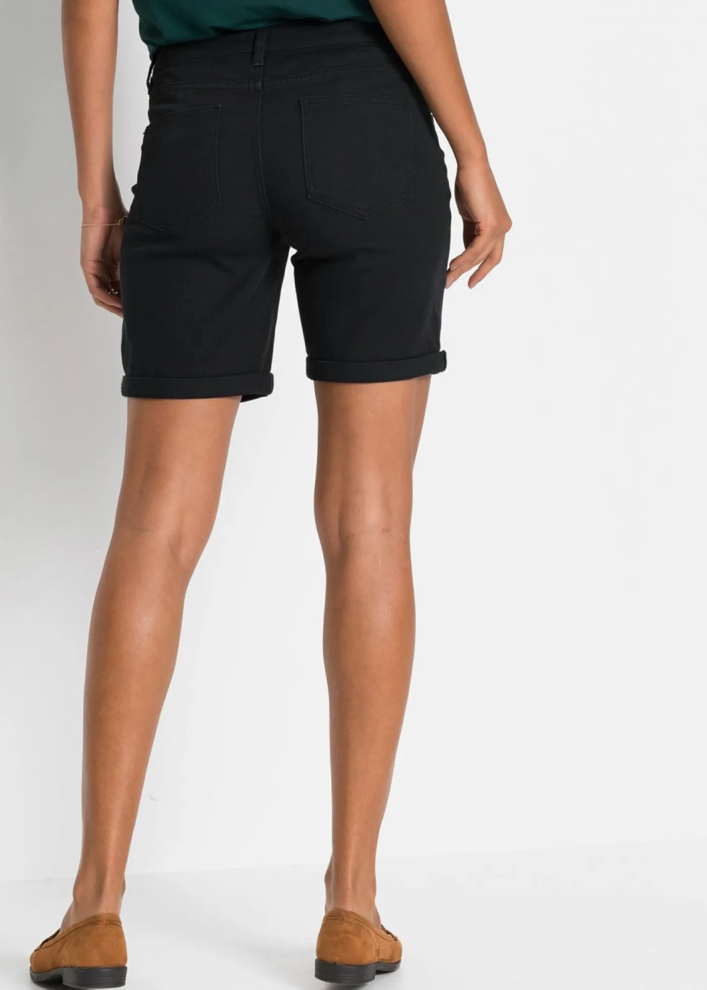 bonprix bonprix Shorts|Pantalones>Bermuda elástica Negro