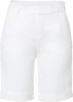 bonprix bonprix Shorts|Pantalones>Bermuda elástica Blanco