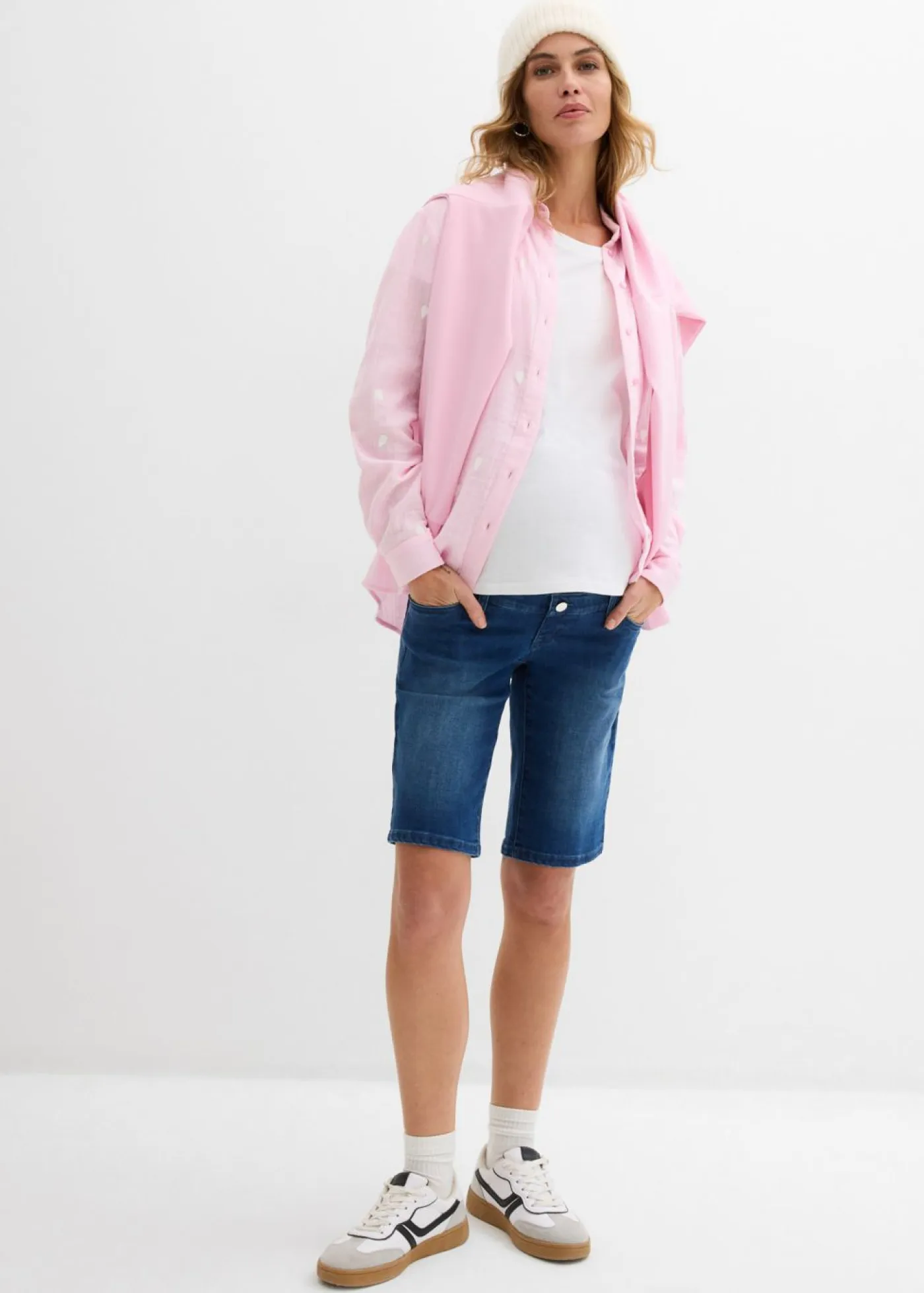 bonprix bonprix Premamá>Bermuda premamá Azul piedra