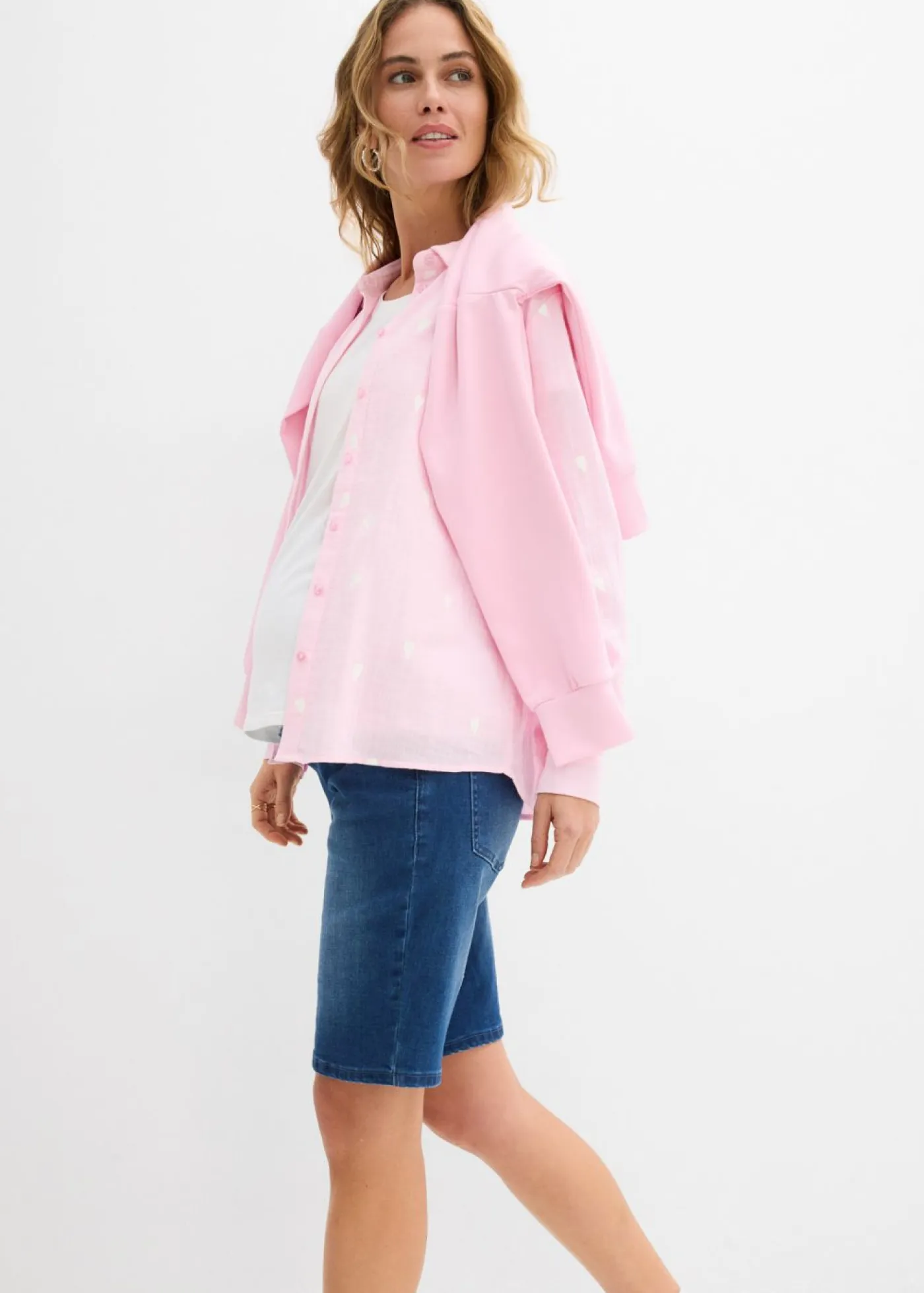 bonprix bonprix Premamá>Bermuda premamá Azul piedra