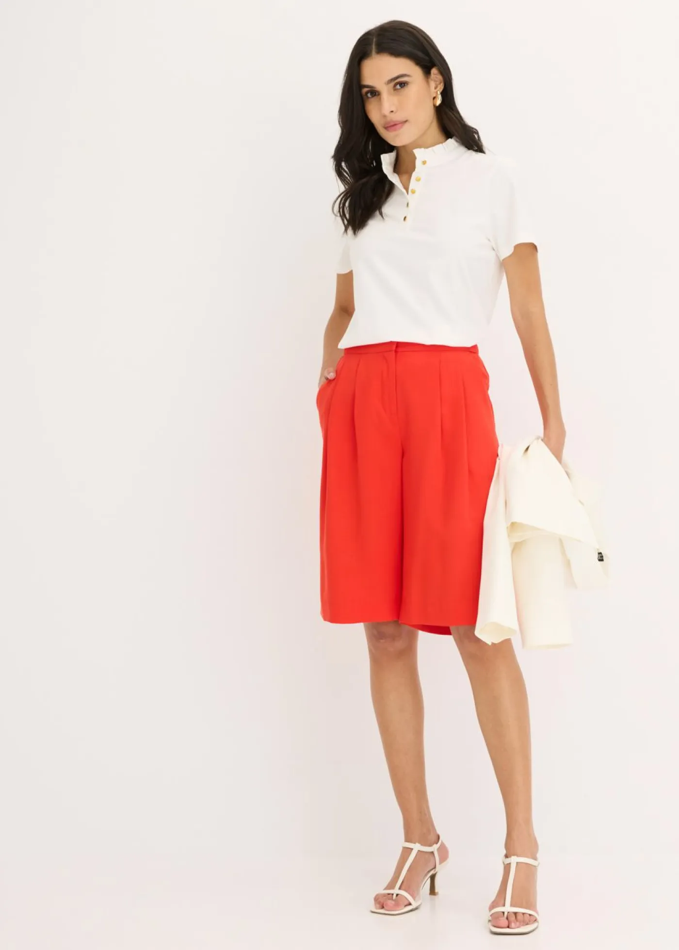 bonprix bonprix Shorts|Pantalones>Bermudas fresa