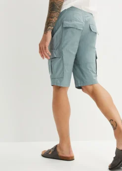 Hombre bonprix bonprix Bermudas cargo, con cintura elástica, corte regular