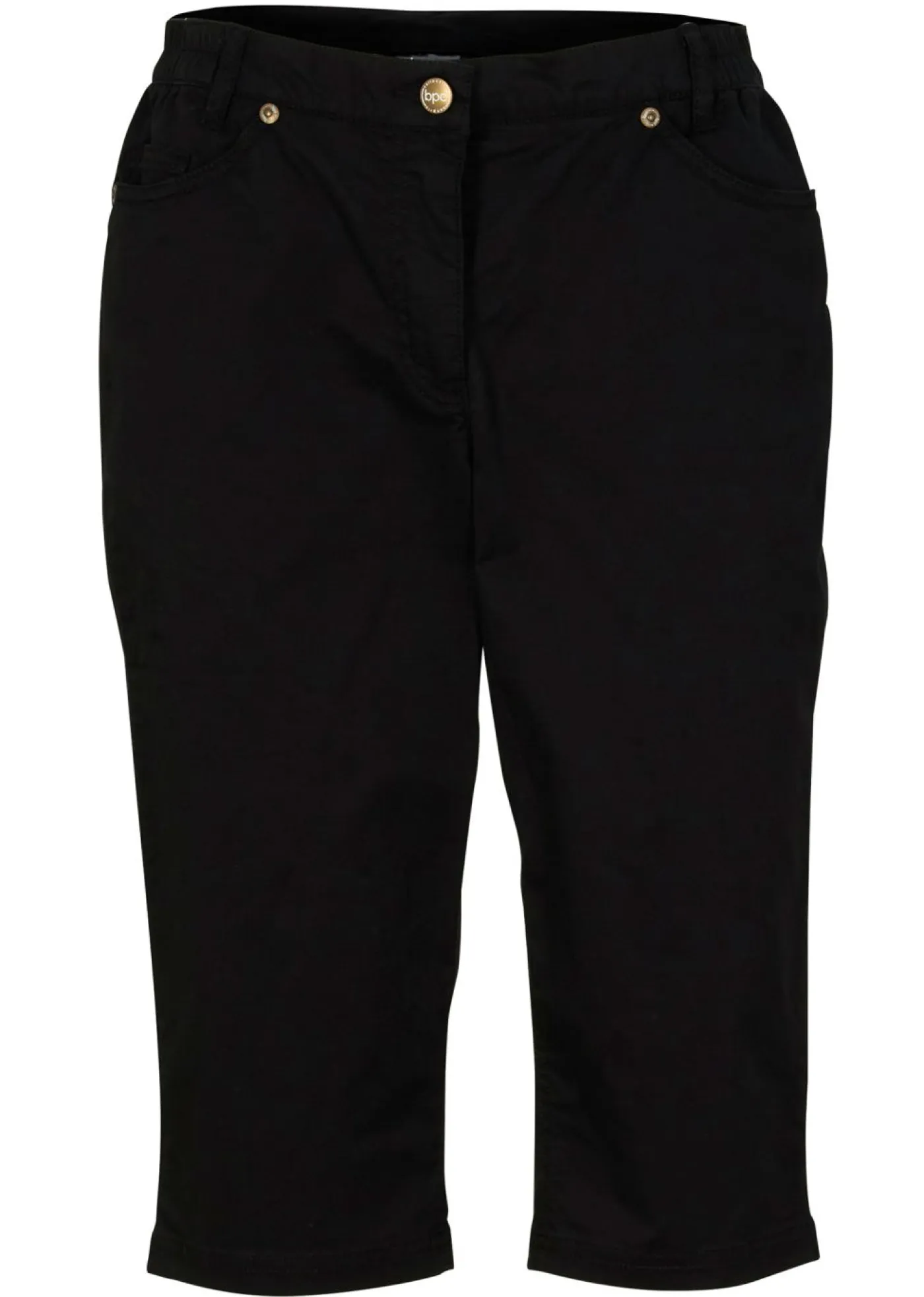 bonprix bonprix Shorts|Pantalones>Bermudas con cintura elástica Negro