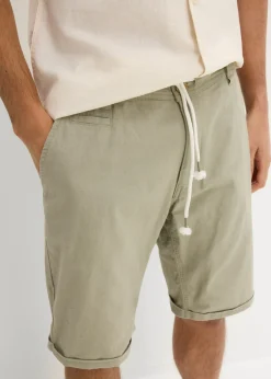 Hombre bonprix bonprix Bermudas con lino y corte regular