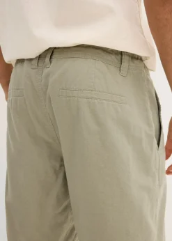 Hombre bonprix bonprix Bermudas con lino y corte regular