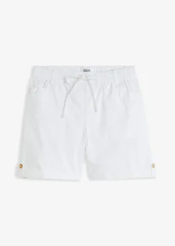 Mujer bonprix bonprix Bermudas de algodón con cinturilla elástica
