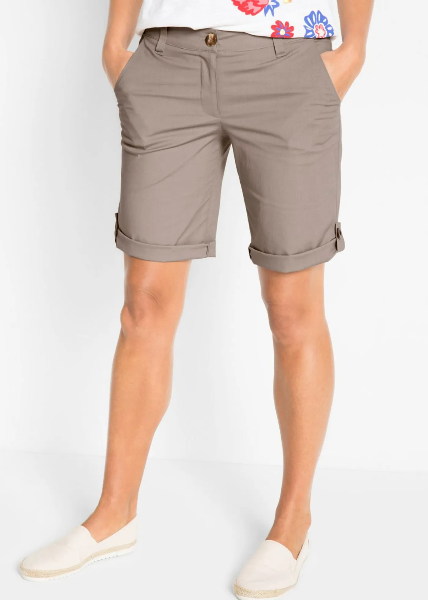 Mujer bonprix bonprix Bermudas de algodón veraniegas