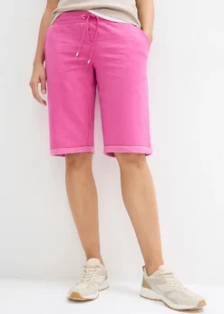 Mujer bonprix bonprix Bermudas de chándal con dobladillo