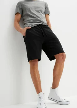 Hombre bonprix bonprix Bermudas de chándal con prácticos bolsillos con cremallera