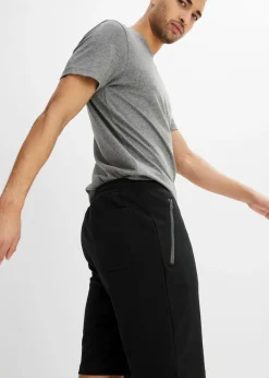 Hombre bonprix bonprix Bermudas de chándal con prácticos bolsillos con cremallera