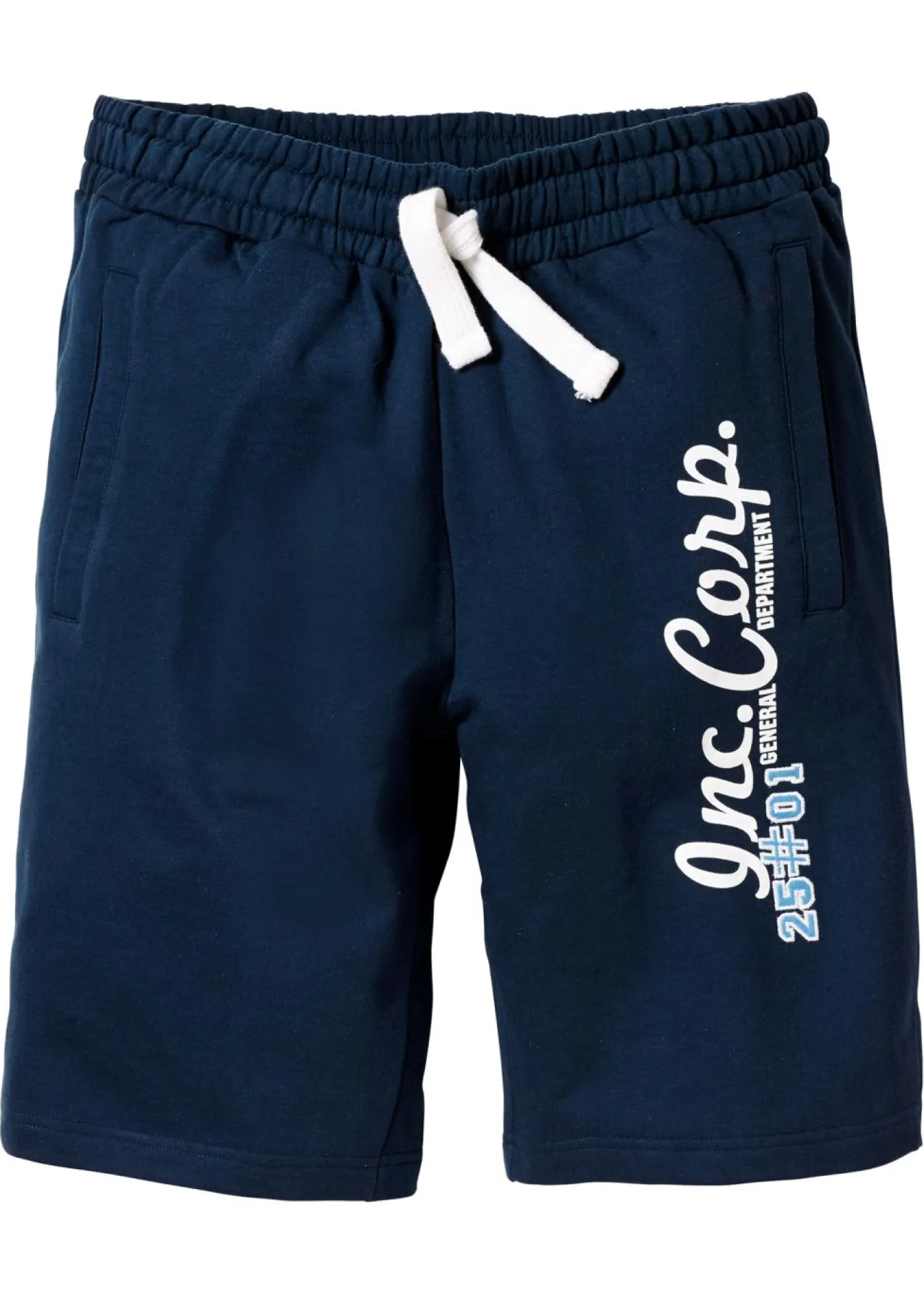 bonprix bonprix Shorts|Ropa Deportiva>Bermudas de chándal de algodón puro Azul marino