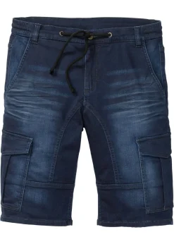 Hombre bonprix bonprix Bermudas de chándal estilo vaquero, regular fit