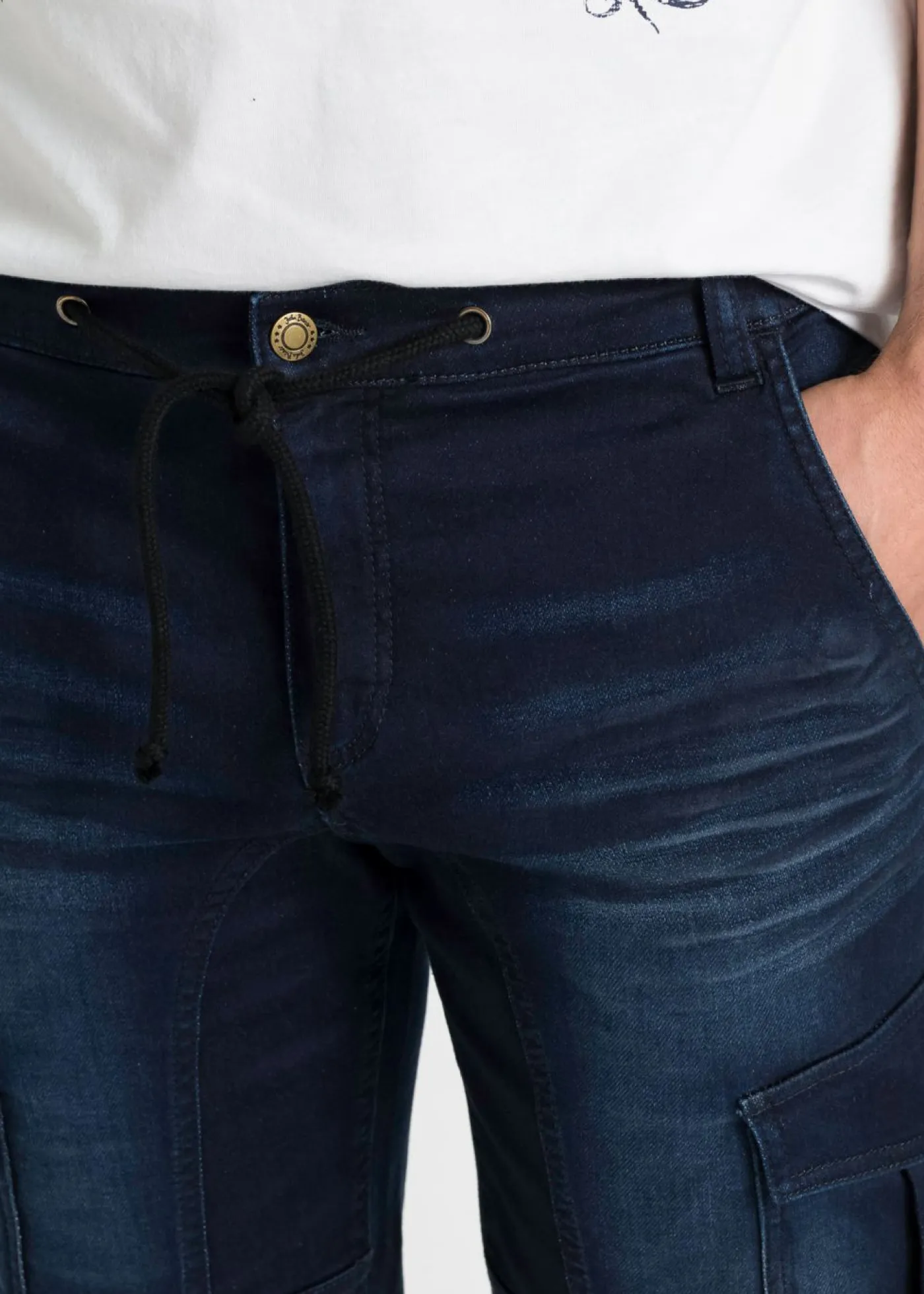 Hombre bonprix bonprix Bermudas de chándal estilo vaquero, regular fit