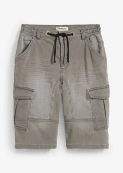 Niños bonprix bonprix Bermudas de chándal estilo vaquero, regular fit