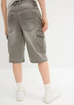Niños bonprix bonprix Bermudas de chándal estilo vaquero, regular fit