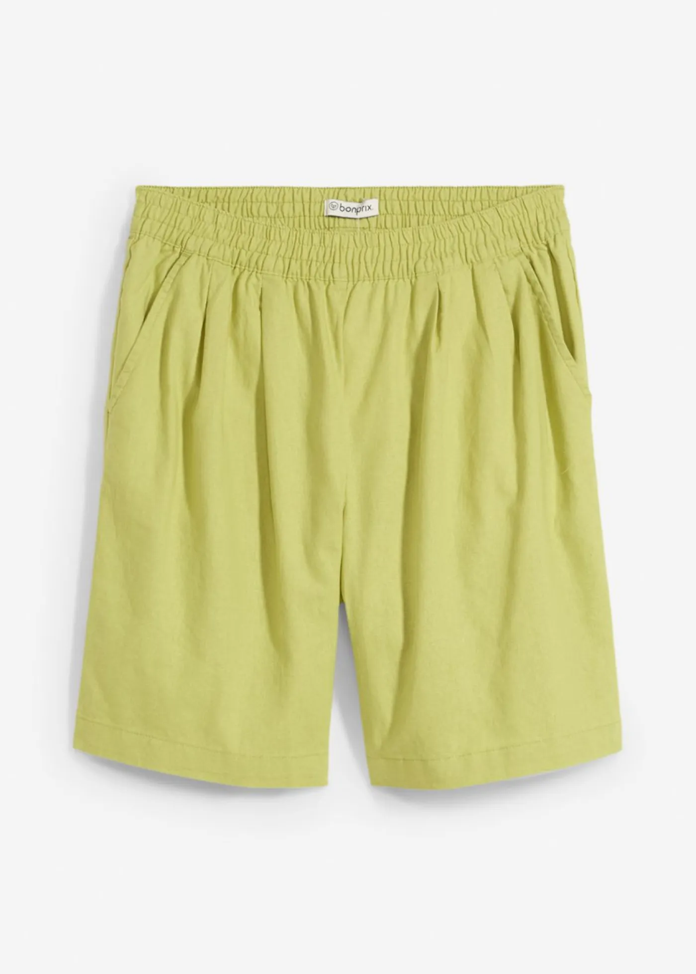 Mujer bonprix bonprix Bermudas de mezcla de lino y algodón