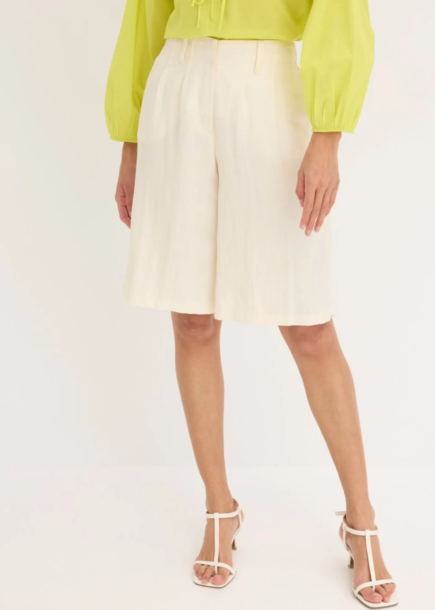 Mujer bonprix bonprix Bermudas de mezcla de viscosa suave