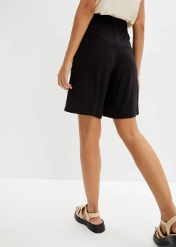 Mujer bonprix bonprix Bermudas de punto con cinturilla cómoda