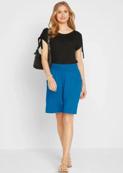 Mujer bonprix bonprix Bermudas de punto de mezcla de viscosa