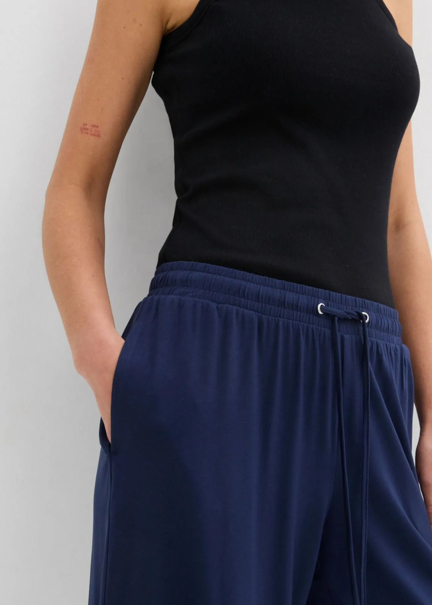 Mujer bonprix bonprix Bermudas de punto de viscosa fluida