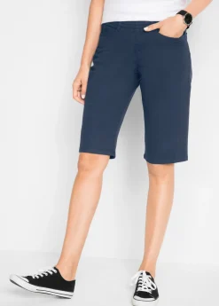 bonprix bonprix Shorts>Bermudas elásticas (2 unidades) azul marino+denim claro