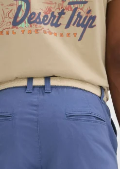 Hombre bonprix bonprix Bermudas elásticas con cinturón y corte regular