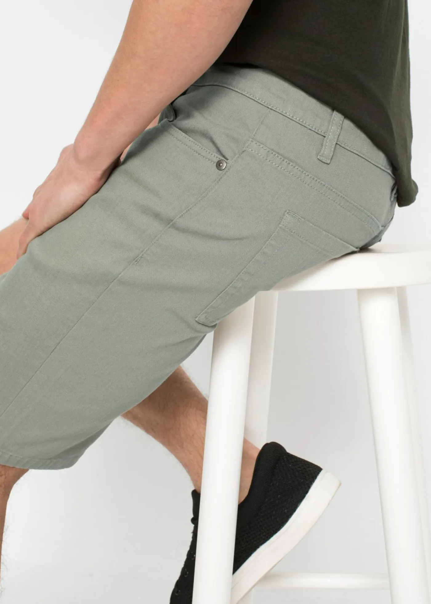 Hombre bonprix bonprix Bermudas elásticas con corte regular (2 unidades)