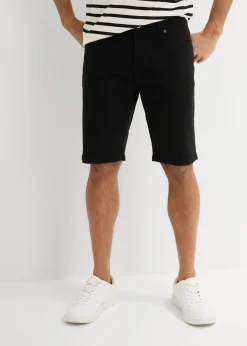 bonprix bonprix Shorts|Básicos En Rebajas>Bermudas elásticas con corte regular (2 unidades) Negro-gris