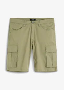 Hombre bonprix bonprix Bermudas elásticas tipo cargo con corte regular