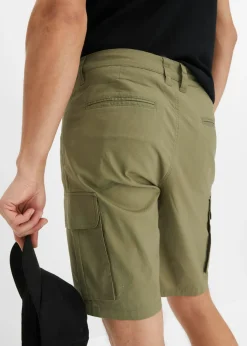 Hombre bonprix bonprix Bermudas elásticas tipo cargo con corte regular
