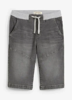 Niños bonprix bonprix Bermudas elásticas vaqueras sin cierre con corte regular