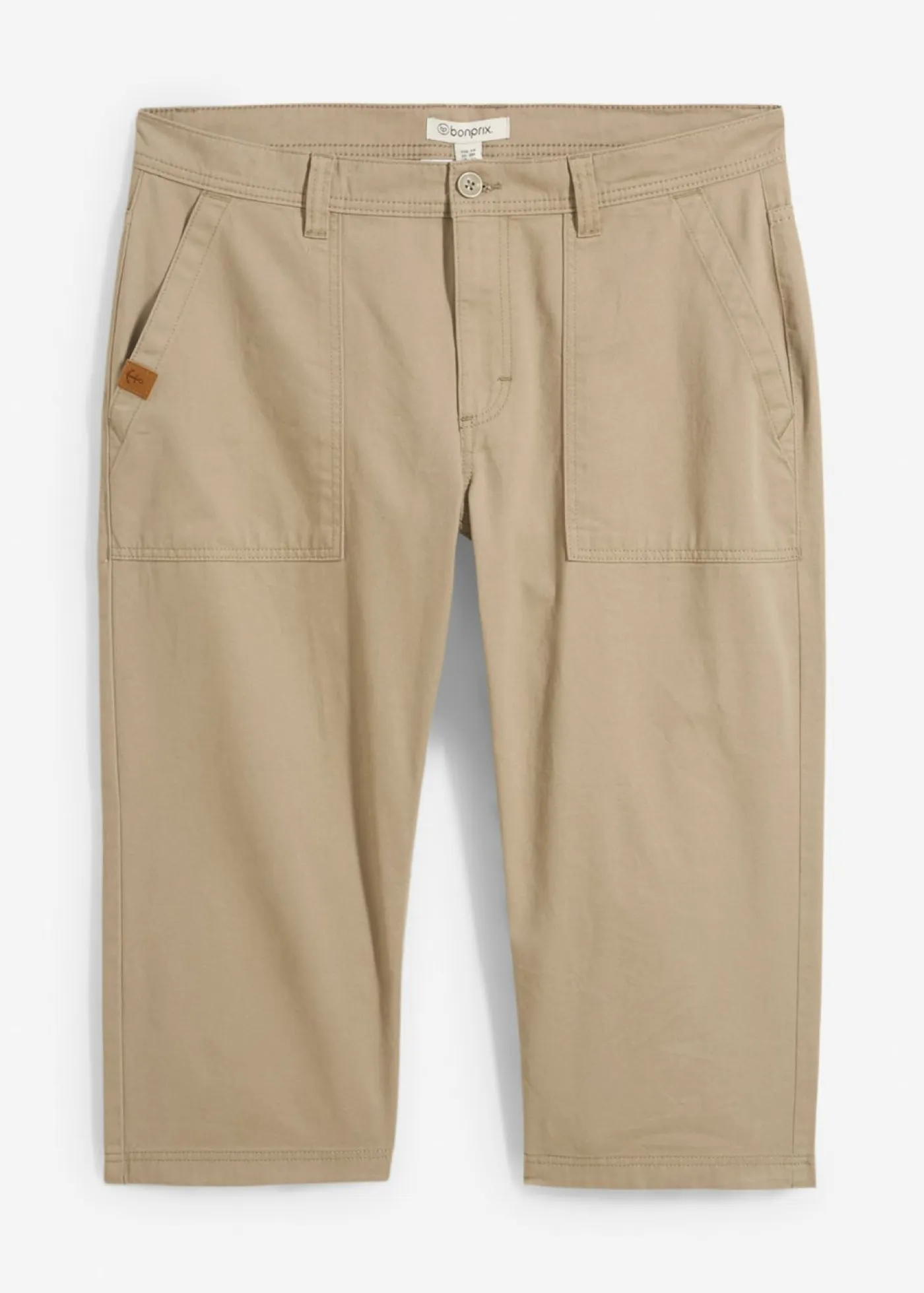 Hombre bonprix bonprix Bermudas largas de algodón puro con corte regular