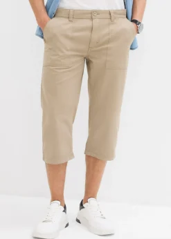 Hombre bonprix bonprix Bermudas largas de algodón puro con corte regular