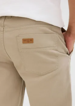 Hombre bonprix bonprix Bermudas largas de algodón puro con corte regular