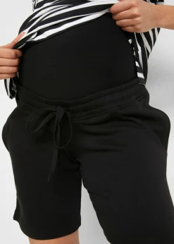 Mujer bonprix bonprix Bermudas premamá de tejido de sudadera (2 unidades)