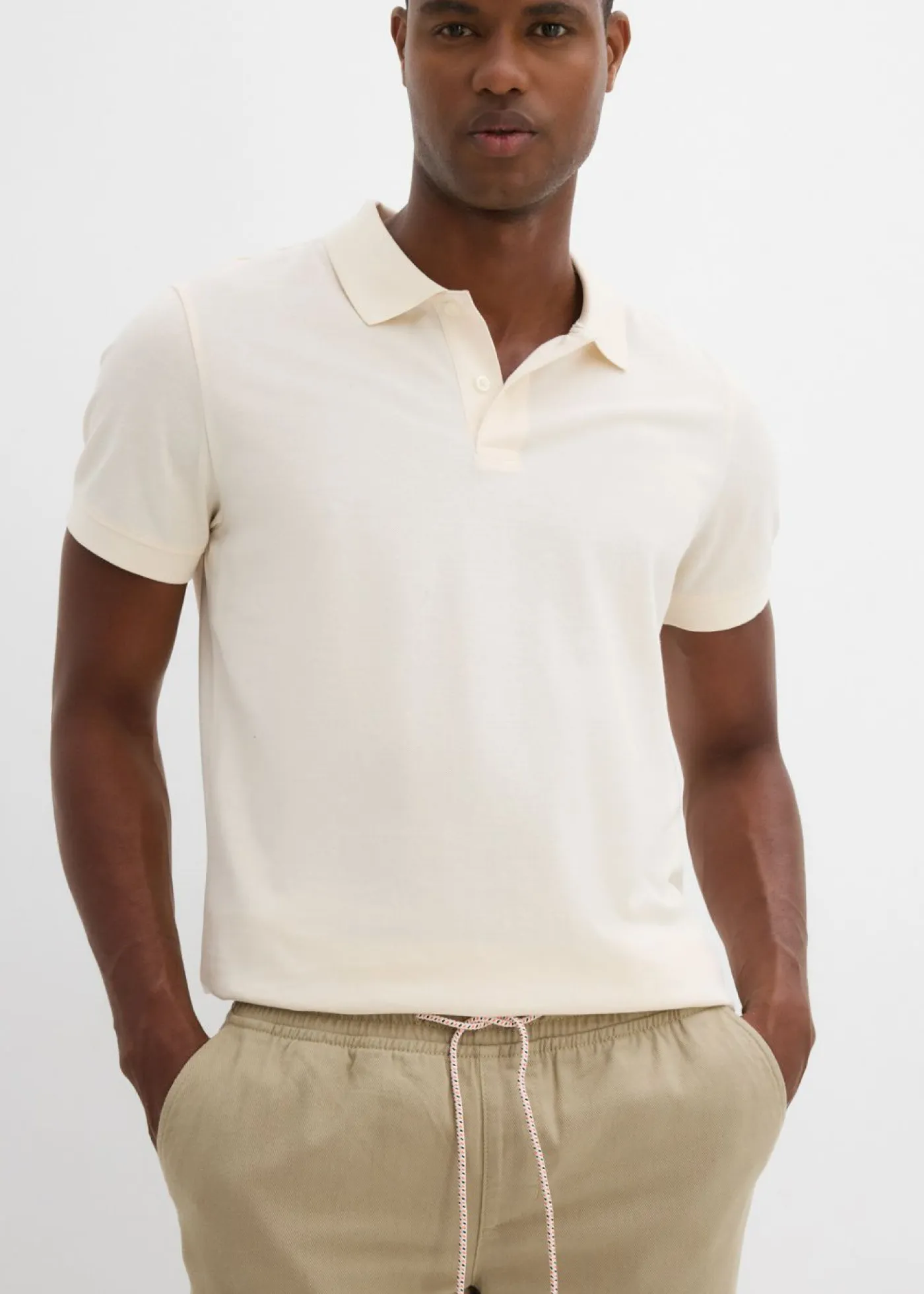 bonprix bonprix Shorts|Pantalones>Bermudas sin cierre de algodón puro con corte regular Caqui nuevo