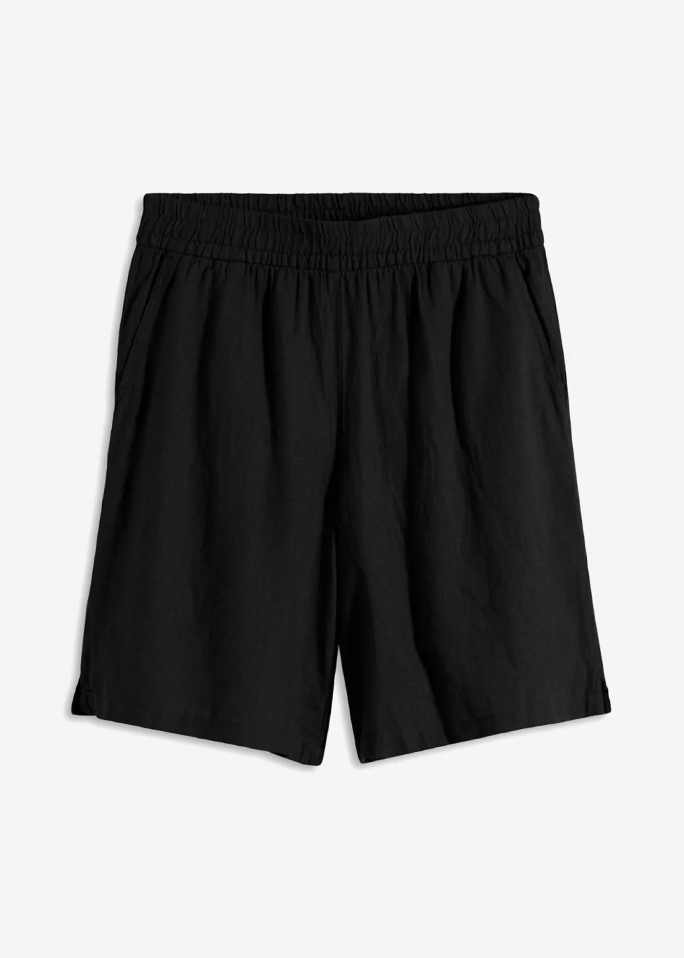 Mujer bonprix bonprix Bermudas sin cierre de mezcla de lino vaporoso