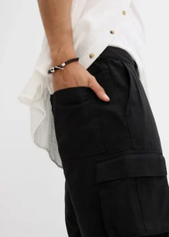 Hombre bonprix bonprix Bermudas tipo cargo con cinturilla elástica y corte regular